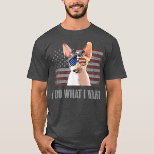 Devon Re Cat I Do What I Want Retro Usa Funny Cat T-Shirt