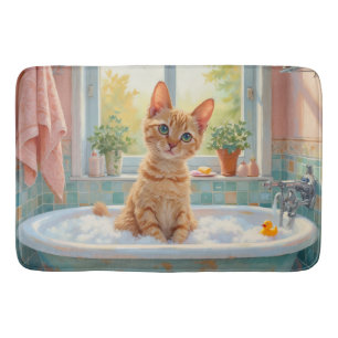 Devon Rex Bath Decor Mat