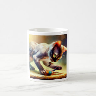Devon Rex Cat Coffee Mug