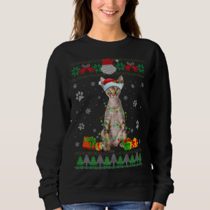 Devon Rex Cat Funny Ugly Xmas Sweater Christmas Sa