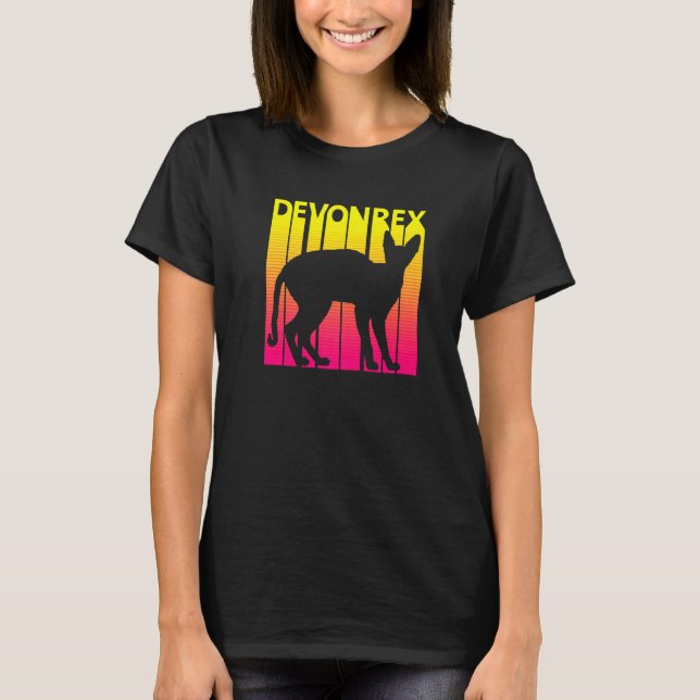 Devon Rex Cat Owner T-Shirt (Front)