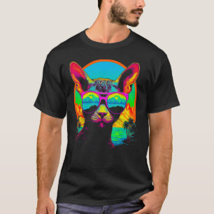 Devon Rex Cat Summer T-Shirt