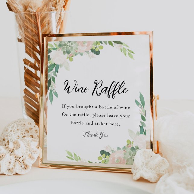 DEVON Wine Raffle Bridal Shower Game Sign (Creator Uploaded)