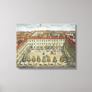 Devonshire Square, for 'Stow's Survey of London', Canvas Print
