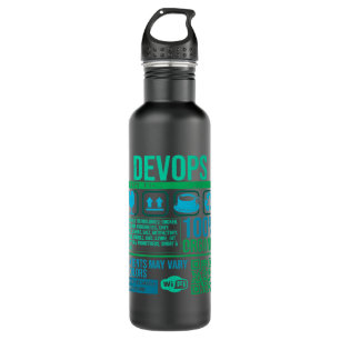 Devops Computer Programmer Web Software Developer  710 Ml Water Bottle