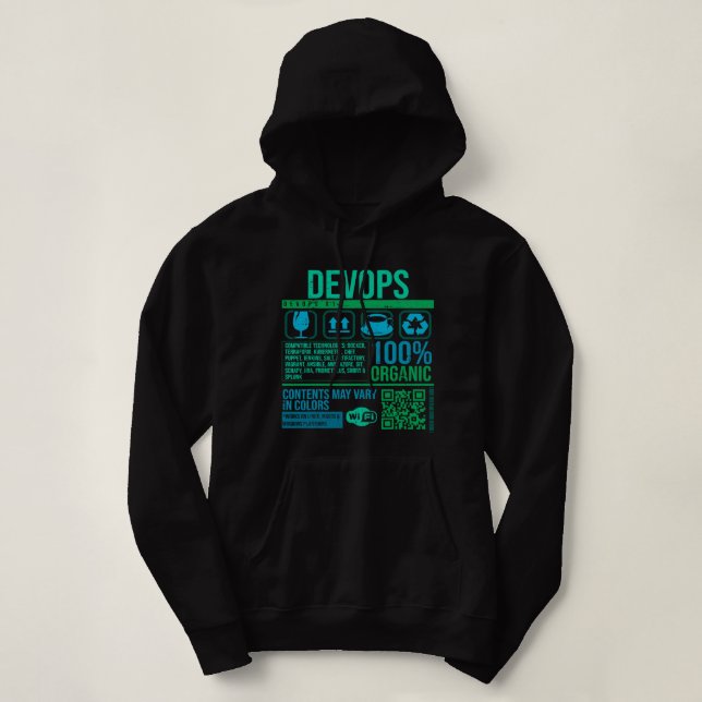 Devops Computer Programmer Web Software Developer  Hoodie (Design Front)