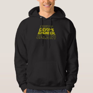 Devops Engineer Space Backside Design Hoodie