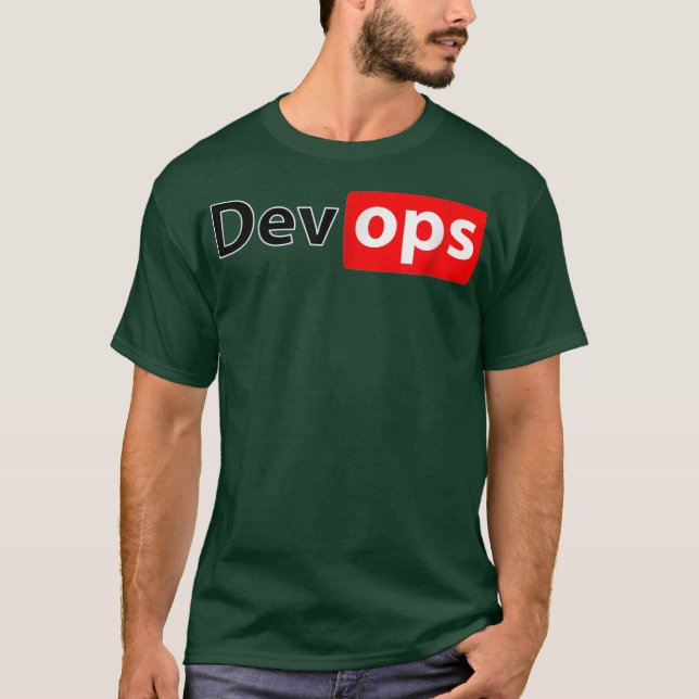 Devops funny computers geek tshirt (Front)