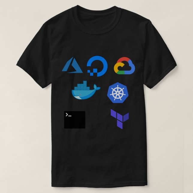 DevOps logo pack 2 Sticker T-Shirt (Design Front)