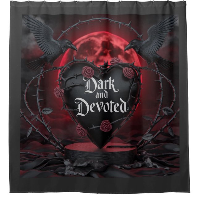 Devote saint Valentine Shower Curtain (Front)