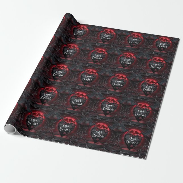 Devote saint Valentine Wrapping Paper (Unrolled)