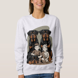 Devoted Family Pet, Rottweiler Sweatshirt