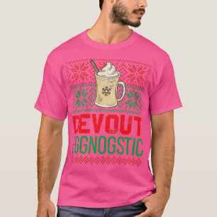 Devout Eggnostic Funny Eggnog Design for Egg Nog L T-Shirt