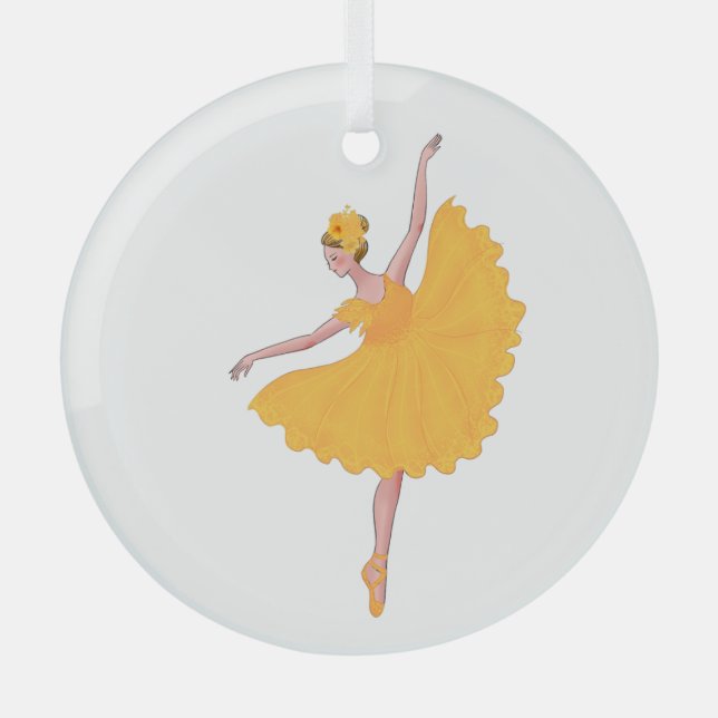 Dew Drop Ornament, Sugar Plum Fairy Ornament (Front)