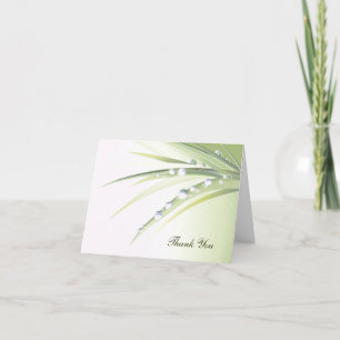 Dew Drop Thank You Card