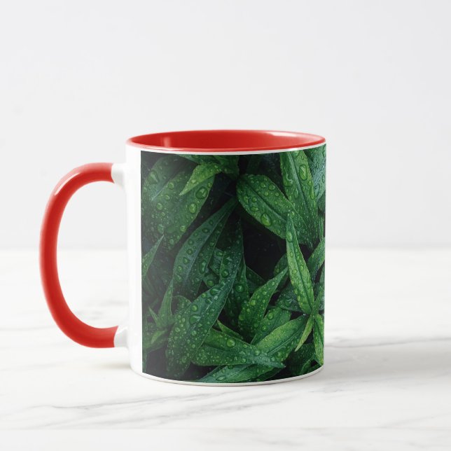 Dew Drops And Caffeine Rush Mug (Left)