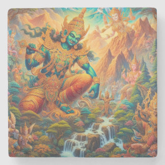 Dewa di Lembah Surgawi Stone Coaster
