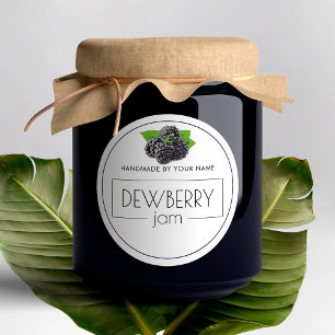Dewberry Jam Small Product Label Stickers