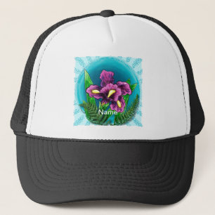 Dewdrop iris hat