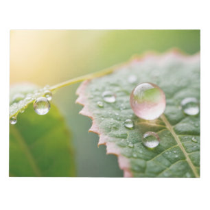 Dewdrop Nature Colourful Wildlife Serene Tranquil Notepad