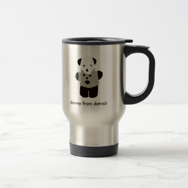 dewey from detroit flatsimile mug - Customised (Right)