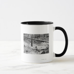 Dewey Gold Mine on Thunder Mountain, Idaho Mug