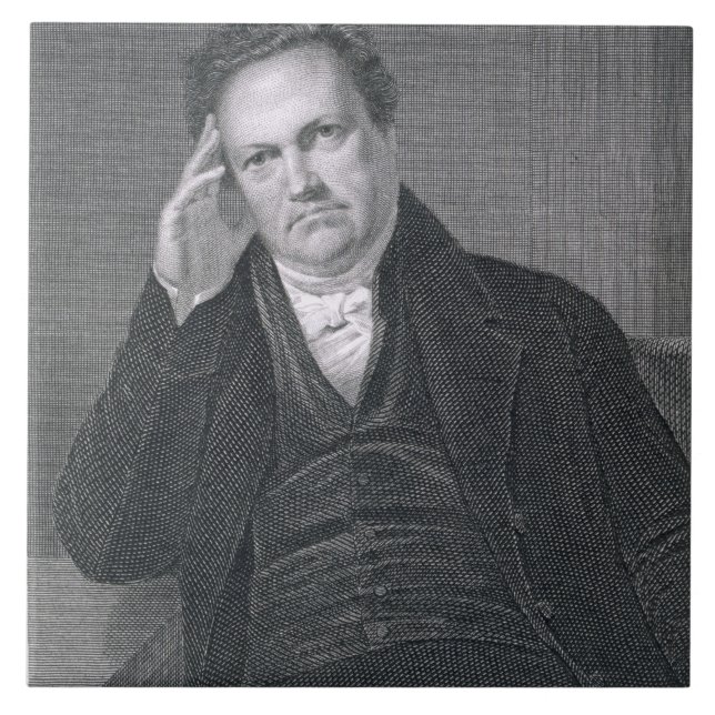 DeWitt Clinton, engraved by Asher Brown Durand (17 Tile (Front)