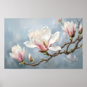 Dewy Blooming Hydrangeas Fine Art Print