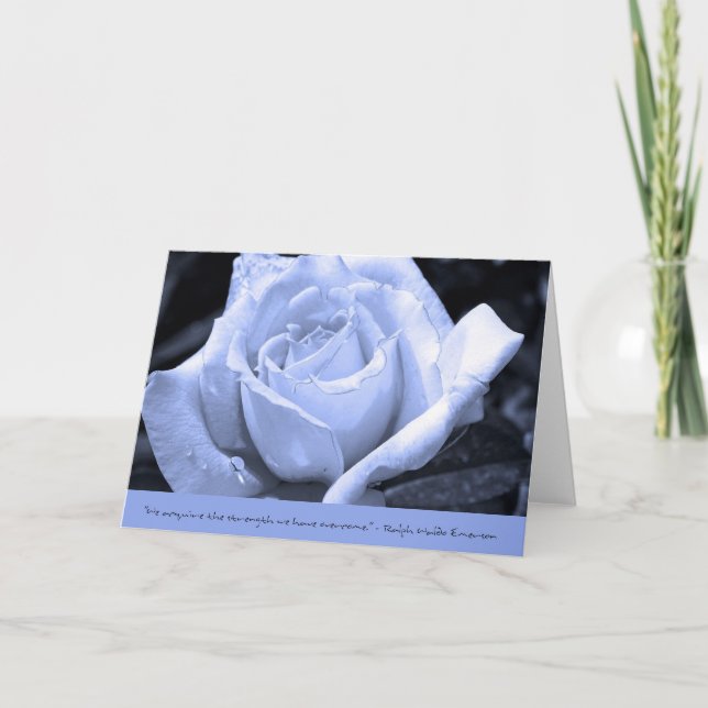 Dewy Rose Card (Front)