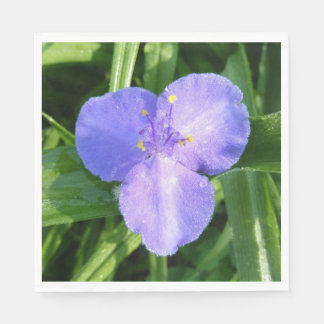 Dewy Trillium Spring Wildflower Napkin