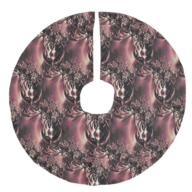 Dex Faux Linen Tree Skirt (Front)
