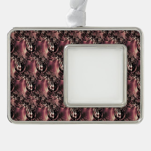 Dex Silver Plated Framed Ornament (Front)