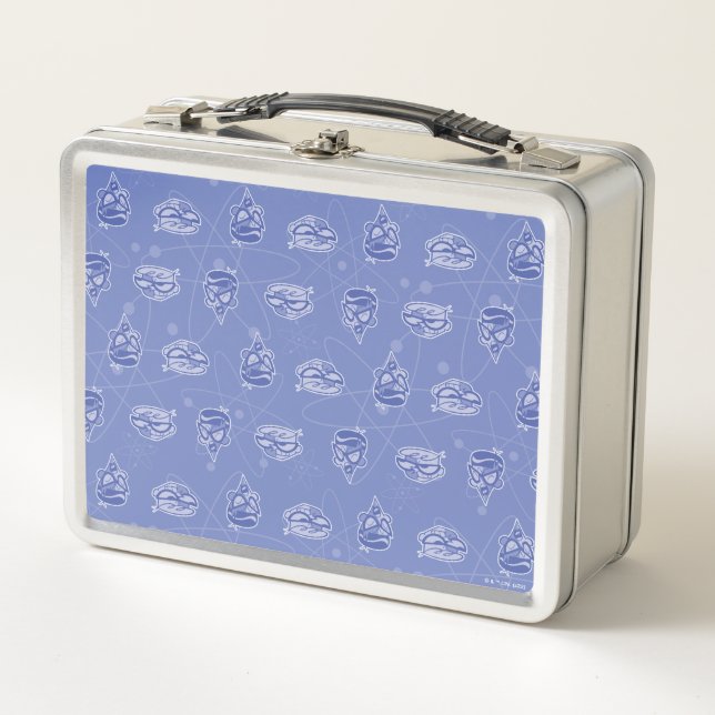 Dexter and Mandark Atomic Pattern Metal Lunch Box (Front)
