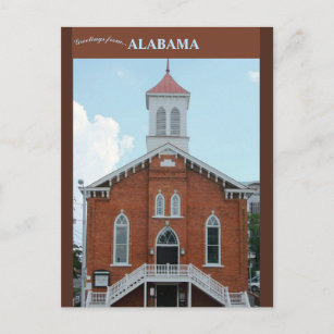 Dexter Avenue Baptist Church Montgomery Alabama Postcard