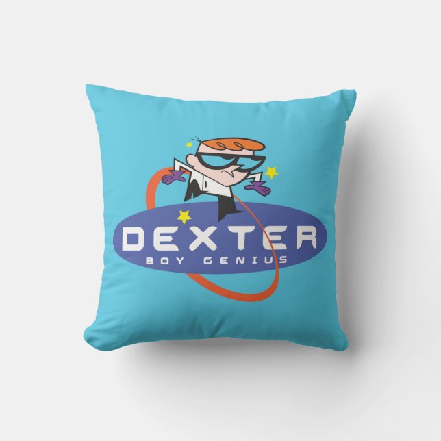 Dexter "Boy Genius" Cushion (Front)