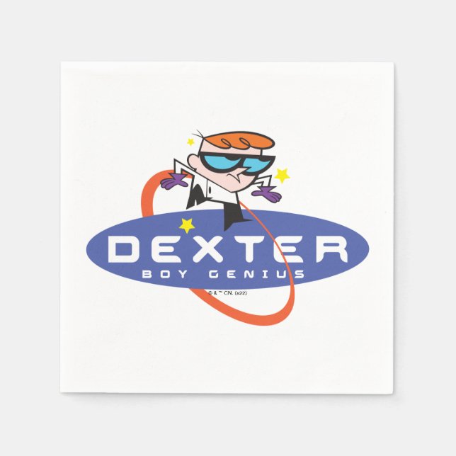 Dexter "Boy Genius" Napkin (Front)