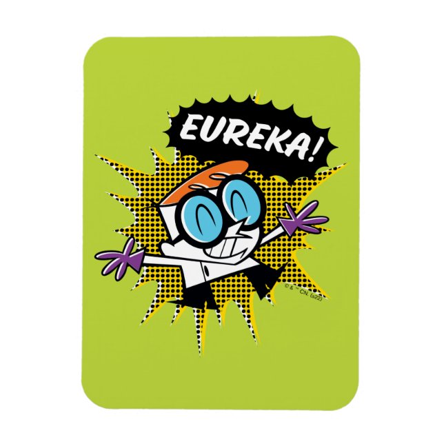 Dexter "Eureka!" Halftone Callout Graphic Magnet (Vertical)