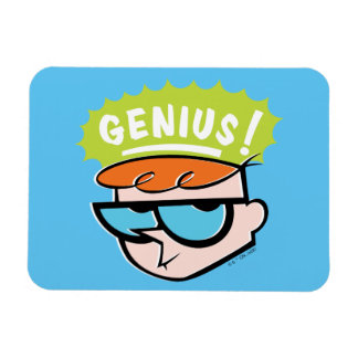 Dexter "Genius" Callout Graphic Magnet
