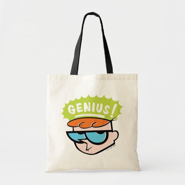 Dexter "Genius" Callout Graphic Tote Bag (Front)