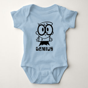 Dexter "Genius" Outline Graphic Baby Bodysuit