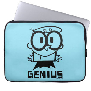 Dexter "Genius" Outline Graphic Laptop Sleeve