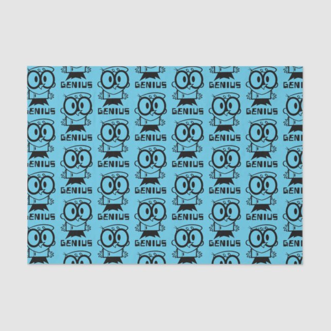 Dexter "Genius" Outline Graphic Tissue Paper (Front)