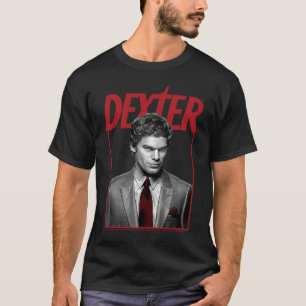 Dexter Red Tie Portrait T-Shirt