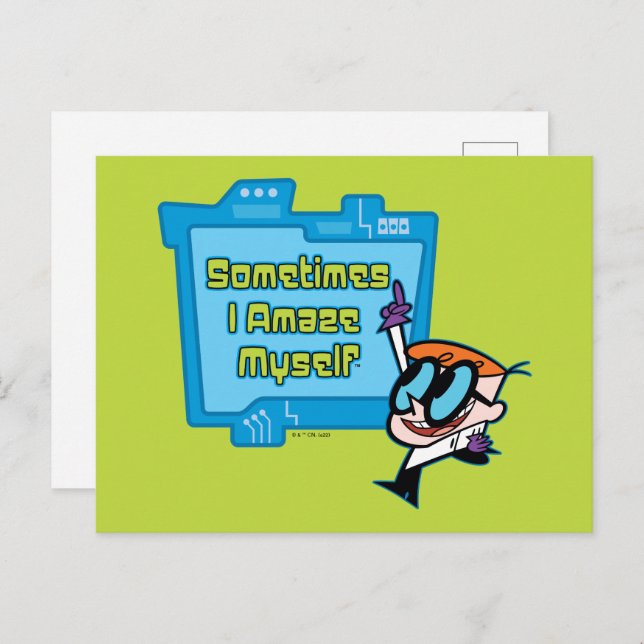 Dexter - Sometimes I Amaze Myself Postcard (Front/Back)