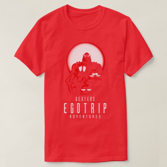 Dexters Ego Trip adventures T-Shirt (Design Front)