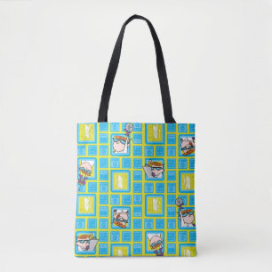 Dexter's Laboratory Experiments Pattern Tote Bag