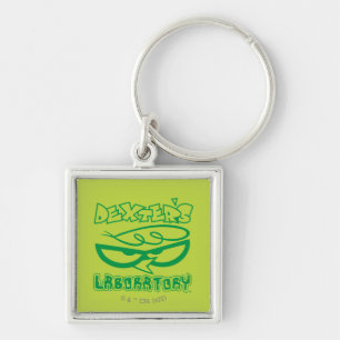 Dexter's Laboratory Face Logo Key Ring