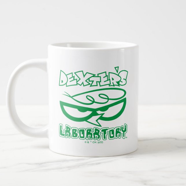 Dexter's Laboratory Face Logo Large Coffee Mug (Left)