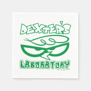 Dexter's Laboratory Face Logo Napkin