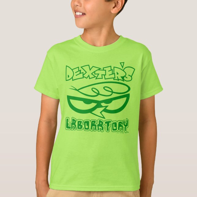 Dexter's Laboratory Face Logo T-Shirt (Front)